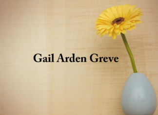 Obituary: Gail Arden Greve