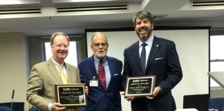 Gudger, Shedd receive awards for work on mental health care bills