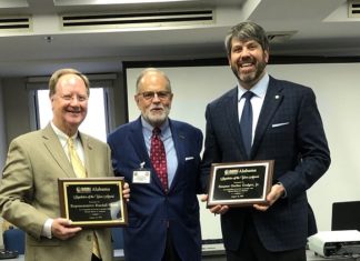 Gudger, Shedd receive awards for work on mental health care bills