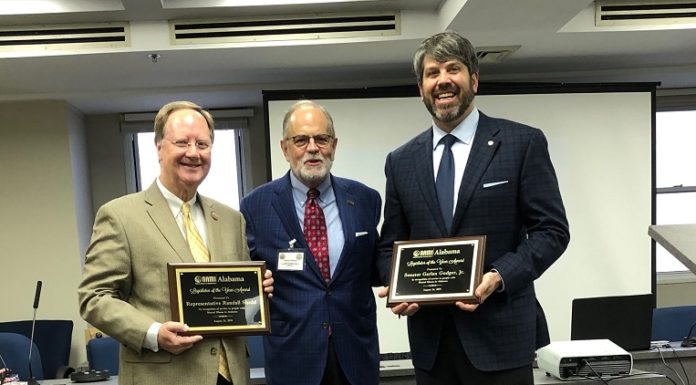 Gudger, Shedd receive awards for work on mental health care bills