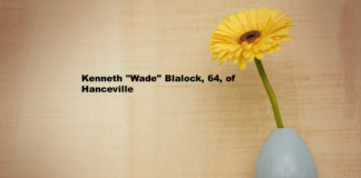 Obituary: Kenneth “Wade” Blalock, 64, of Hanceville