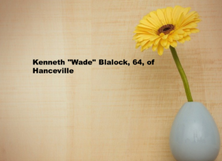 Obituary: Kenneth “Wade” Blalock, 64, of Hanceville