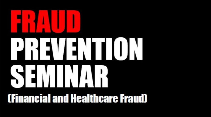 Free financial and health care fraud seminar Friday