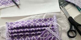 Crafty family supplies masks to medical professionals