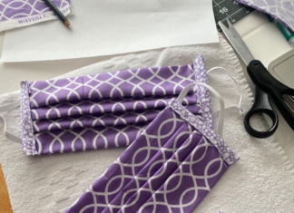 Crafty family supplies masks to medical professionals
