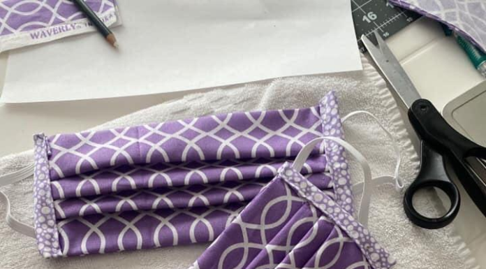 Crafty family supplies masks to medical professionals