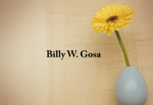 Obituary: Billy W. Gosa