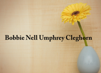 Obituary: Bobbie Nell Umphrey Cleghorn