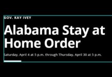 Ivey issues Stay at Home order beginning 5 p.m. Saturday