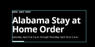 Ivey issues Stay at Home order beginning 5 p.m. Saturday