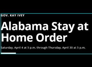 Ivey issues Stay at Home order beginning 5 p.m. Saturday