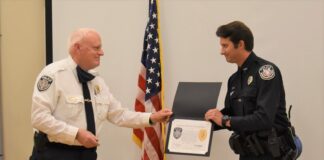 CPD Officer Clint Sanford commended for actions after recent shooting