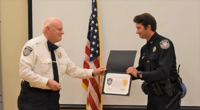 CPD Officer Clint Sanford commended for actions after recent shooting