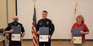 CPD recognizes officers’ years of service, swears in new recruits