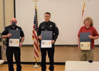 CPD recognizes officers’ years of service, swears in new recruits