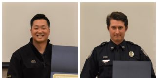 Cullman Police Department pins 2 officers for 10 years’ service