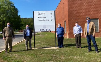 Alabama Lt. Governor Will Ainsworth visits HomTex