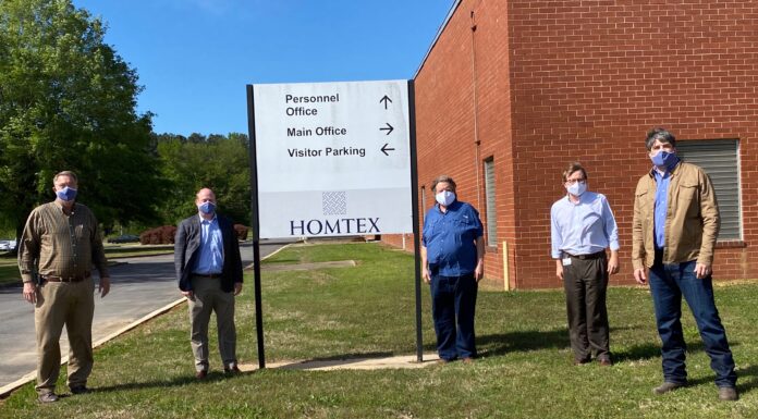 Alabama Lt. Governor Will Ainsworth visits HomTex
