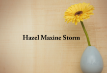 Obituary: Hazel Maxine Storm