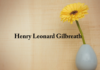 Obituary: Henry Leonard Gilbreath