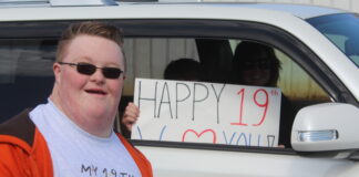 Birthday parade brings joy to local student