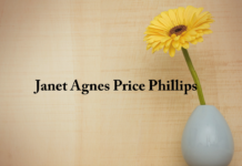 Obituary: Janet Agnes Price Phillips