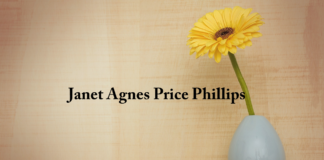 Obituary: Janet Agnes Price Phillips
