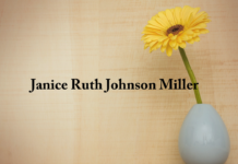 Obituary: Janice Ruth Johnson Miller