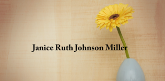 Obituary: Janice Ruth Johnson Miller