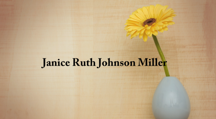 Obituary: Janice Ruth Johnson Miller
