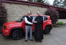 St. Bernard to give away 2020 Jeep April 19