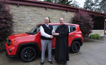 St. Bernard to give away 2020 Jeep April 19