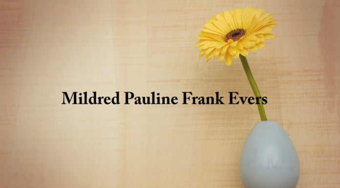 Obituary: Mildred Pauline Frank Evers
