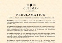 Jacobs proclaims Public Safety Telecommunicators Week in Cullman