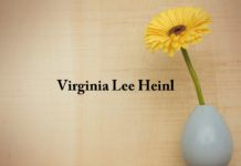 Obituary: Virginia Lee Heinl