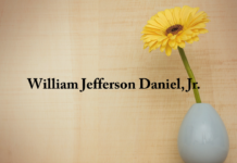 Obituary: William Jefferson Daniel, Jr.