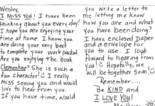 Bringing out the Best: Vinemont teacher connects with 3rd-grade student via snail mail