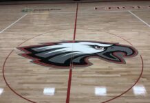 Vinemont Middle School refinishes gym floor