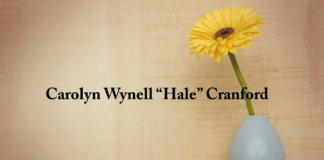 Obituary: Carolyn Wynell “Hale” Cranford