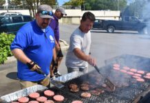CCBOE staff cooks for health care workers