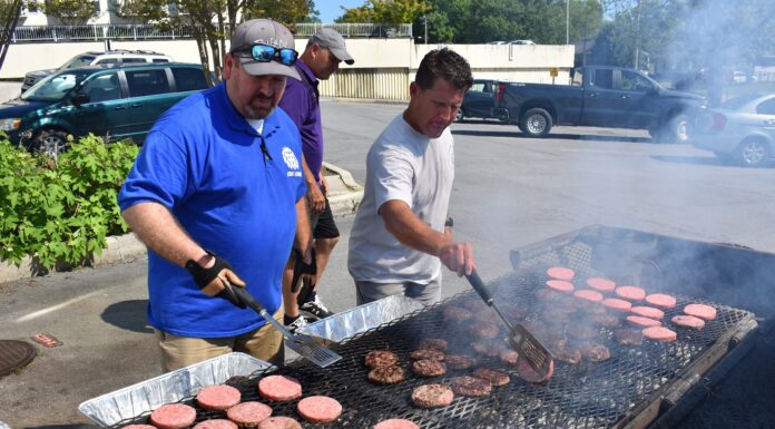 CCBOE staff cooks for health care workers