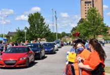 Graduation celebration, pandemic-style