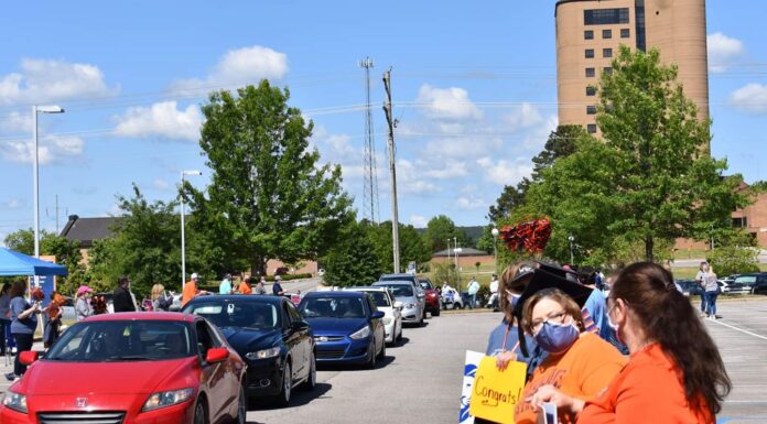 Graduation celebration, pandemic-style