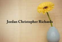 Obituary: Jordan Christopher Richards