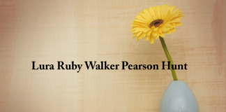 Obituary: Lura Ruby Walker Pearson Hunt
