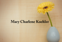 Obituary: Mary Charlene Koehler