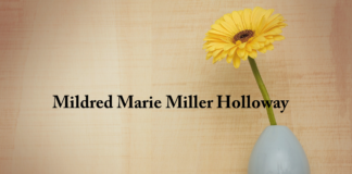 Obituary: Mildred Marie Miller Holloway