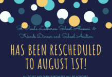 St. Paul’s Alumni and Friends Dinner and School Auction rescheduled for Aug. 1