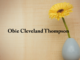Obituary: Obie Cleveland Thompson