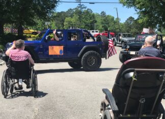 Bringing out the Best: Jeeps, motorcycles bring joy to area nursing homes